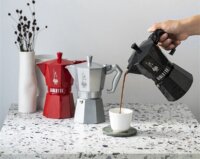 Bialetti 9065 Moka Exclusive 3 személyes Kotyogós kávéfőző - Fekete