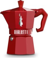 Bialetti 9055 Moka Exclusive 3 személyes Kotyogós kávéfőző - Piros