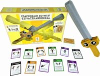 Csapkodjuk egymást szivacskardokkal Társasjáték