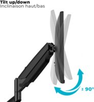 Advance ADV-ARM1XL Ergomount Xtrem 17"-45" TV / Monitor asztali tartó kar - Fekete