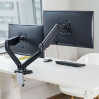 Advance ADV-ARM2 Ergomount Dual 17"-32" TV / Monitor asztali tartó kar - Fekete (2 kijelző)