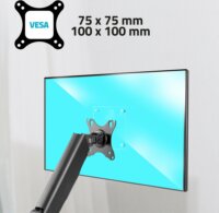 Advance ADV-ARM1 Ergomount Single 17"-32" TV / Monitor asztali tartó kar - Fekete