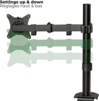 Advance ADV-ARM11F XtendMounts Single 17"-32" TV / Monitor asztali tartó kar - Fekete