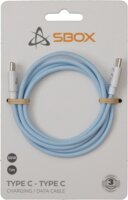 Sbox TYPE-C-1-BL 1 Type-C Adat- és Töltőkábel kék (60W)