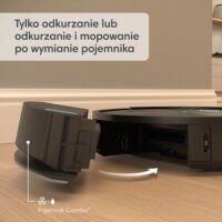 iRobot Roomba Combo j5 Smart Robotporszívó felmosó funkcióval - Fekete