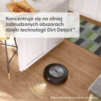 iRobot Roomba Combo j5 Smart Robotporszívó felmosó funkcióval - Fekete