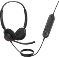Jabra Engage 40 Inline Link UC Call Center Sztereo Headset - Fekete