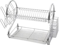 TOO KT-582 MIDI Fém Kétszintes konyhai edényszárító 25 x 52 x 38 cm - Inox