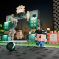 Marionex Mini Waffle 148 darabos Bankrablós építő készlet