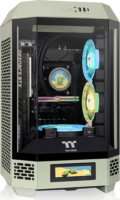 Thermaltake The Tower 250 Mini Torony Számítógépház + 2db 120mm Ventilátor - Matcha Zöld