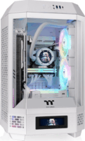 Thermaltake The Tower 250 Mini Torony Számítógépház + 2db 120mm Ventilátor - Hófehér