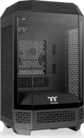 Thermaltake The Tower 250 Mini Torony Számítógépház + 2db 120mm Ventilátor - Fekete