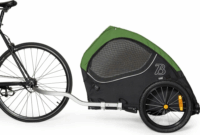 Burley Design Kisállat hordozó Kerékpár Utánfutó Max 34 Kg - Zöld