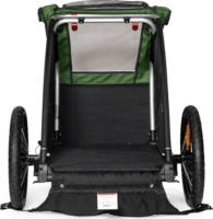 Burley Design Kisállat hordozó Kerékpár Utánfutó Max 34 Kg - Zöld