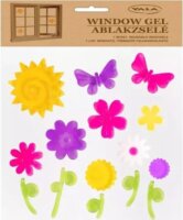 Tavaszi virágok ablakzselé 20 x 20 cm