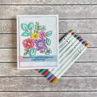 Zebra ClickArt Filctoll készlet - Vegyes színek (12 db / csomag)