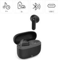 Hama True Wireless Freedom Light II Bluetooth Fülhallgató Headset - Fekete
