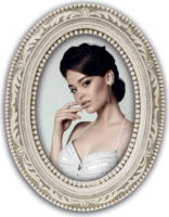 ZEP EH3657 13x18 Barokk ovális képkeret - Bézs