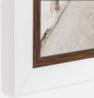 ZEP Caen CB657 13x18 Kéttónusú Képkeret - Fehér/Barna