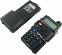 BaoFeng UV-5R HTQ USB-C Walkie Talkie - Fekete