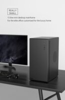 nBase N3 SPACE táp nélküli mATX ház fekete (2558)