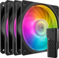 Cooler Master Mobius 120P ARGB 120mm PWM Rendszerhűtő ventilátor 3db - Fekete