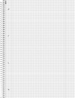 Brunnen Premium Duo 40+40 lapos A4 négyzetrácsos és vonalas spirálfüzet