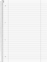 Brunnen Premium Duo 40+40 lapos A4 négyzetrácsos és vonalas spirálfüzet