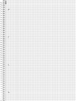 Brunnen Premium 80 lapos A4 négyzetrácsos spirálfüzet