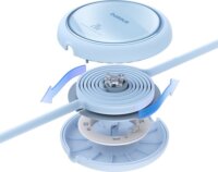 Baseus USB-C apa - Ligtning apa Kihúzható Adat és gyorstöltő kábel 1m - Kék