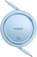 Baseus USB-C apa - Ligtning apa Kihúzható Adat és gyorstöltő kábel 1m - Kék