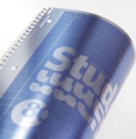 Brunnen Premium 80 lapos A4 vonalas spirálfüzet