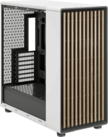 Fractal Design North XL RC TG Clear Midi Torony Számítógépház + 3db 140mm ventilátor - Fehér