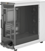 Fractal Design North XL RC TG Clear Midi Torony Számítógépház + 3db 140mm ventilátor - Fehér
