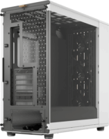 Fractal Design North XL RC TG Clear Midi Torony Számítógépház + 3db 140mm ventilátor - Fehér