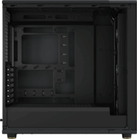 Fractal Design North XL RC TG Dark Midi Torony Számítógépház + 3db 140mm ventilátor - Fekete