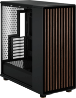 Fractal Design North XL RC TG Dark Midi Torony Számítógépház + 3db 140mm ventilátor - Fekete