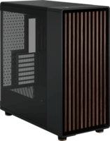 Fractal Design North XL RC TG Dark Midi Torony Számítógépház + 3db 140mm ventilátor - Fekete