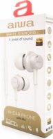 Aiwa ESTM-500WT Vezetékes Fülhallgató - Fehér