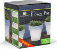 Garden of Eden 11739 Kerti szolár lámpa 16,5 X 19 cm - Virágcserép