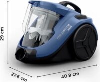 Rowenta RO3721EA Porzsák Nélküli porszívó 750W - Kék