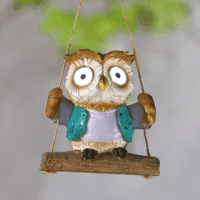 Garden of Eden 11428E Napelemes kerti lámpa 10 x 6,5 x 19 cm - Bagoly