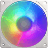 Cooler Master Mobius 120P 120mm PWM ARGB Rendszerhűtő ventilátor - Fehér