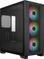 Cooler Master Elite 301 Micro Torony Számítógépház + 3db 120mm ventilátor - Fekete