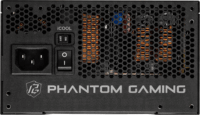 AS-Rock 750W Phantom Gaming 80+ Gold Moduláris Tápegység - Fekete
