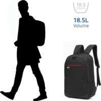 ACT AC8565 Suburb 15,6" Laptop Hátizsák - Fekete