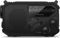 Philips TAR1609/00 Akkus hordozható FM/AM Zsebrádió elemlámpa funkcióval - Fekete