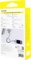 Baseus Dura USB-A apa - Lightning apa Adat és gyorstöltő kábel 1m - Fekete/Arany