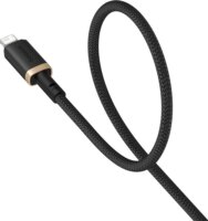 Baseus Dura USB-A apa - Lightning apa Adat és gyorstöltő kábel 1m - Fekete/Arany