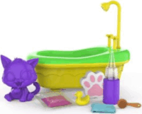Kidz World Washy Friends Pancsoló cicusok fürdőkáddal játékszett - Pinki